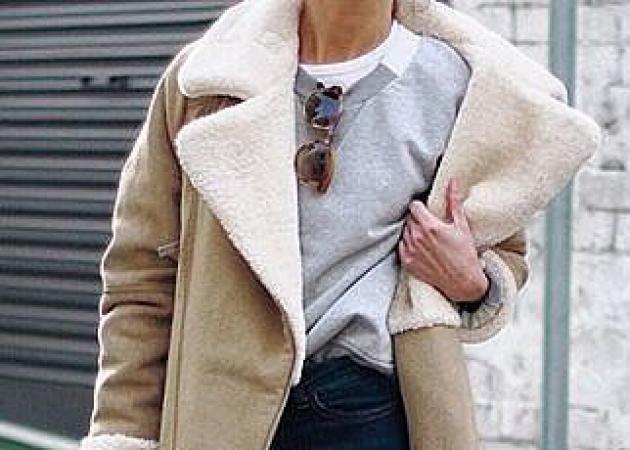 Το σωστό city look με το shearling jacket σου!