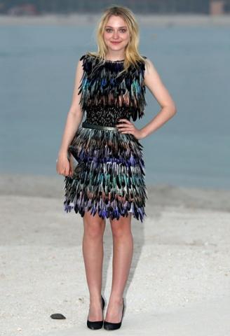 Η Dakota Fanning με Chanel Couture