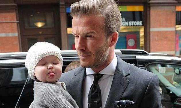 D. Beckham για την κόρη του: “Με ενθουσιάζει κάθε φορά που της αλλάζω πάνα!”
