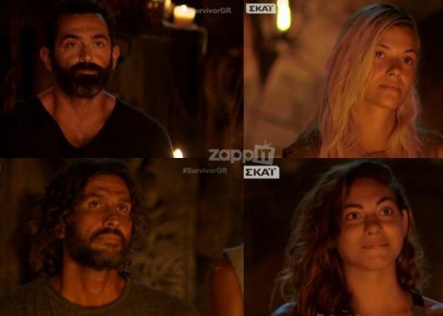 Survivor: Υποψήφιοι προς αποχώρηση Κώστας Κοκκινάκης, Λάουρα Νάργες, Μπο και Ευρυδίκη Βαλαβάνη!