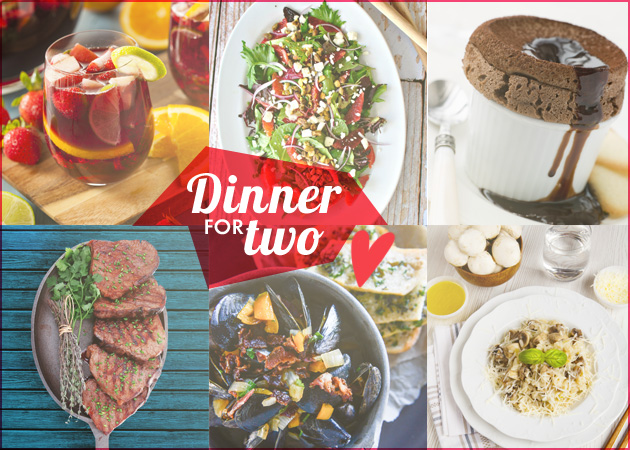 Valentine’s menu: Μοιράστε τις θερμίδες στα δύο κι απολαύστε ένα ξεχωριστό δείπνο