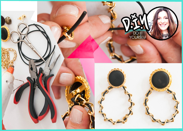 DIY:  H Πόπη Αναστούλη σου δείχνει πως να φτιάξεις μόνη σου ένα ζευγάρι εντυπωσιακά σκουλαρίκια!