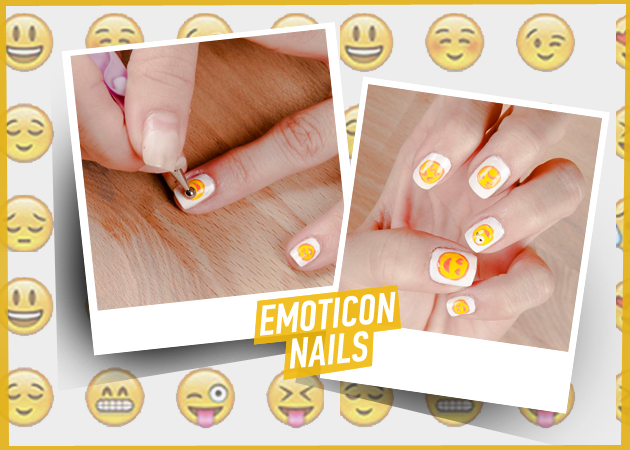 Πώς να κάνεις emoticons στα νύχια σου!