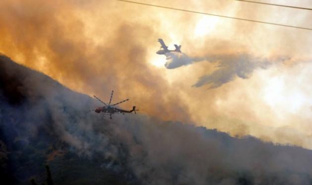 Κόλαση φωτιάς στο Άγιο Όρος – Στη μάχη με τις φλόγες και ο στρατός