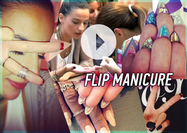 Flip manicure! Δοκιμάσαμε μια από τις πιο… τρελές τάσεις στο μανικιούρ! Δες το βίντεο!