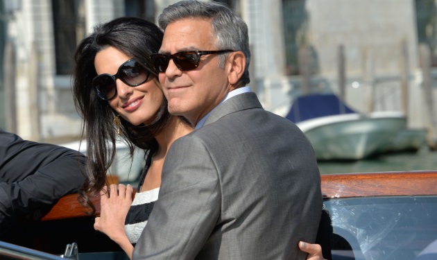 George Clooney: Έφτασε στη Βενετία με την μέλλουσα σύζυγό του!