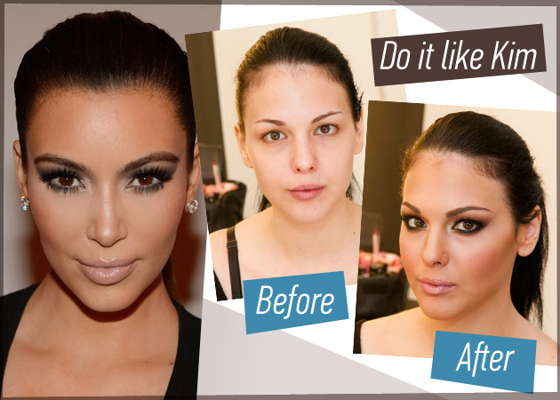 Πώς να κάνεις ακριβώς το μακιγιάζ της Kim Kardashian! Από την Μ. Μαρκαντωνάτου!