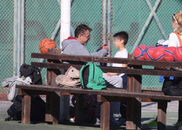 Γιώργος Λιάγκας: Για μπάσκετ με τον μεγάλο του γιο! [pics]