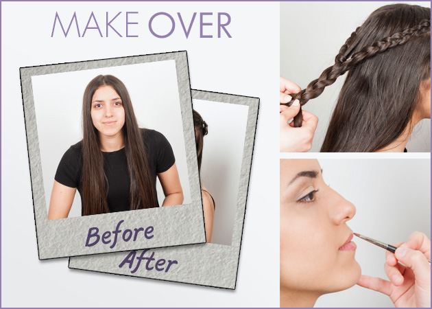 Make over: δες την αναγνώστριά μας με ρομαντικά μαλλιά και μακιγιάζ!