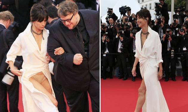 Cannes 2015: Το πιο αποκαλυπτικό ατύχημα στο κόκκινο χαλί – Φάνηκε το εσώρουχο της Sophie Marceau!