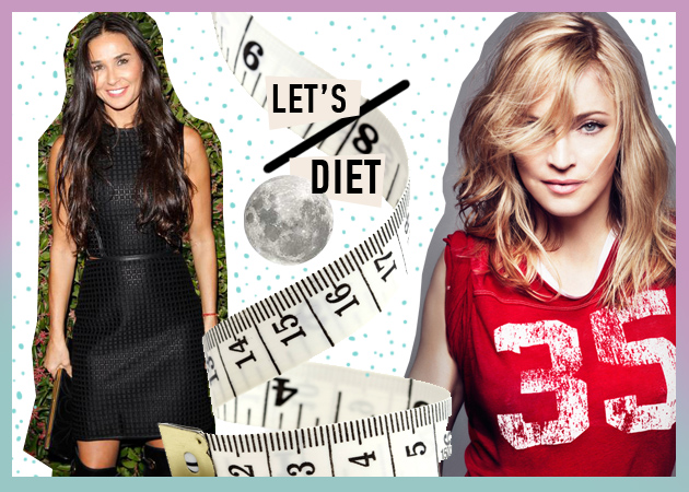 MOON DIET!H δίαιτα του φεγγαριού, της Madonna και της Demi Moore για να χάσεις 3 κιλά σε μια μέρα