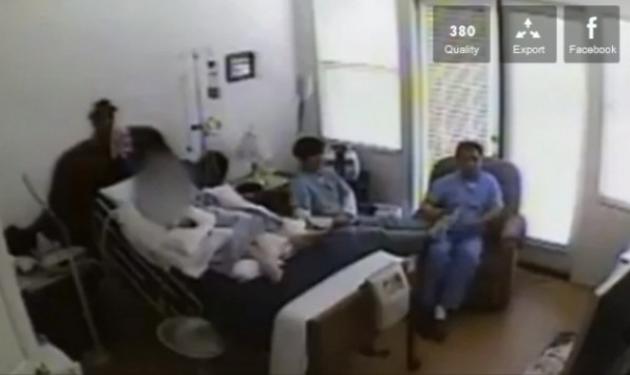 Βίντεο σοκ: νοσοκόμοι ερωτοτροπούν μεταξύ τους και κακοποιούν ασθενή σε κώμα