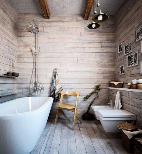 Rustic bath