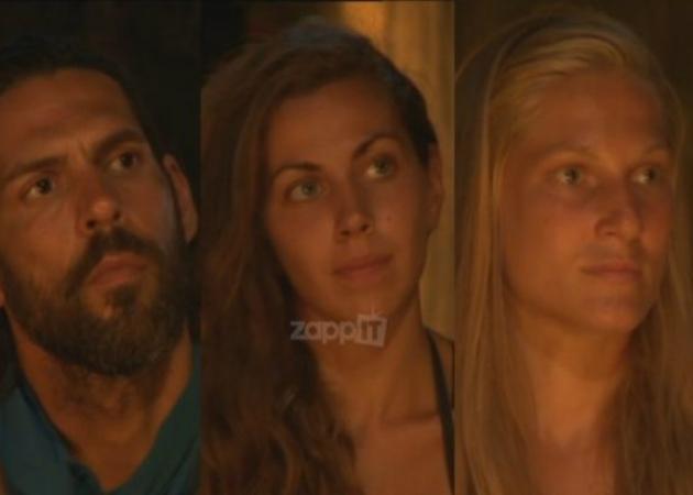 Survivor: Υποψήφιοι προς αποχώρηση Γιάννης Σπαλιάρας, Ελισάβετ Αϊνατζιόγλου και Σάρα Εσκενάζυ!