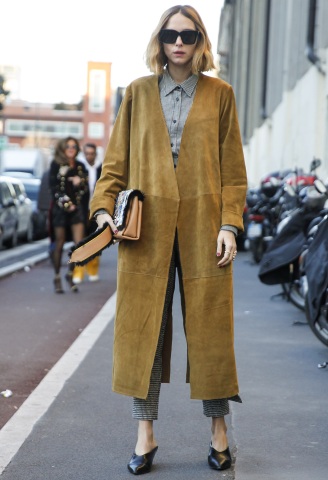 Μιλάνο με suede coat