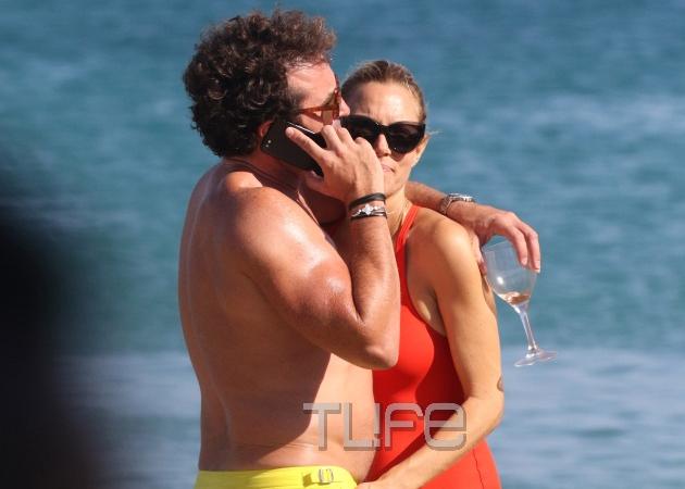 Βίκυ Καγιά – Ηλίας Κρασσάς: Αγκαλιές και φιλιά στις παραλίες της Μυκόνου! [pics]