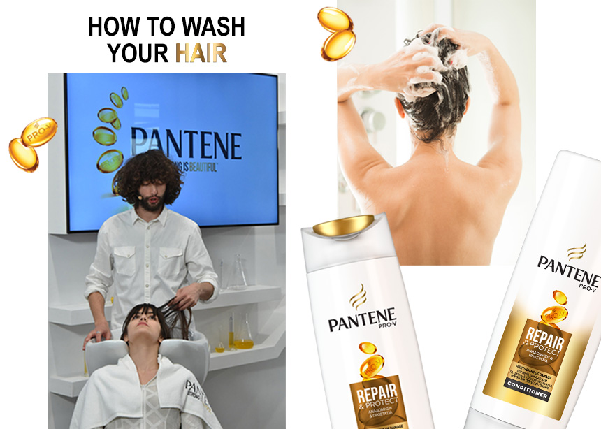 Είσαι σίγουρη πως λούζεσαι σωστά; Tips που δεν γνώριζες από τον hair stylist του Pantene!