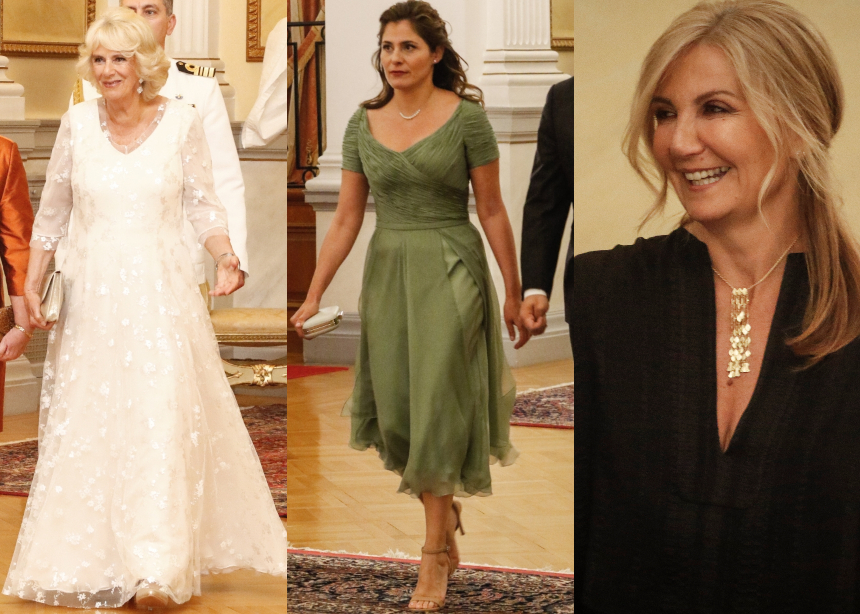 Δείπνο στο Προεδρικό Μέγαρο: Όλες οι λεπτομέρειες από τις εμφανίσεις των διάσημων κυριών