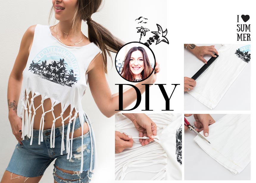 DIY: Φτιάξε μόνη σου ένα τέλειο t-shirt με έμπνευση από το surf style!
