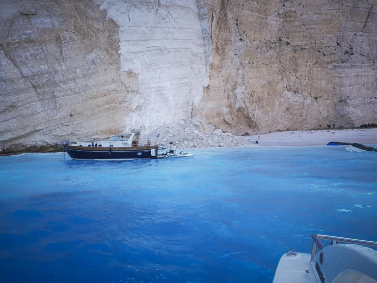 Κραυγή αγωνίας για το «Ναυάγιο» μία ημέρα μετά την τρομακτική κατολίσθηση – «Κλειστή» η παραλία