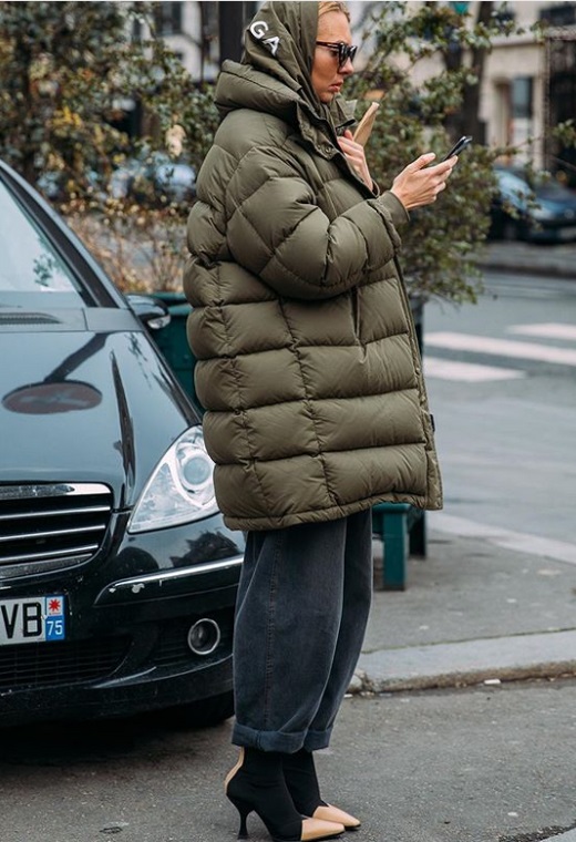 Παρίσι με puffer jacket