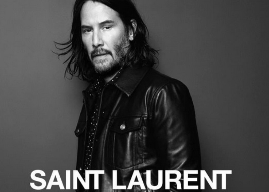 Ο Keanu Reeves είναι το νέο πρόσωπο του Saint Laurent