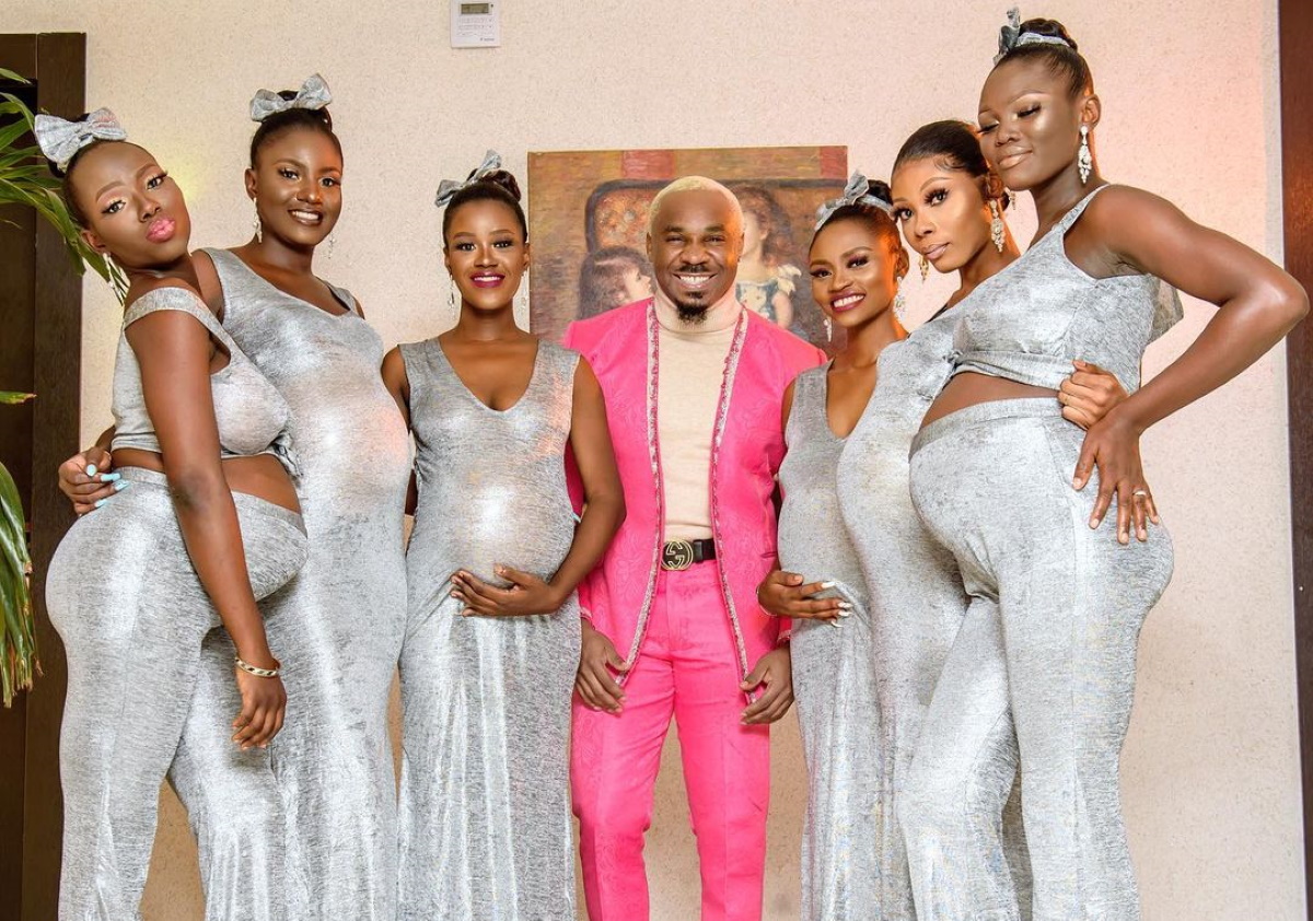 Celebrity των social media, πήγε σε γάμο, με 6 γυναίκες, έγκυες από αυτόν! (pics,vid)