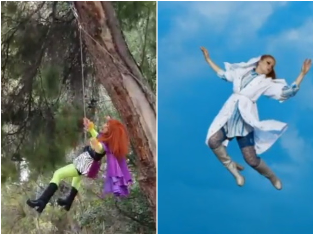 Καλό Μεσημεράκι: Η Βάνια κρεμιέται από δέντρο αλά GNTM και είναι… απολαυστική! (βίντεο)