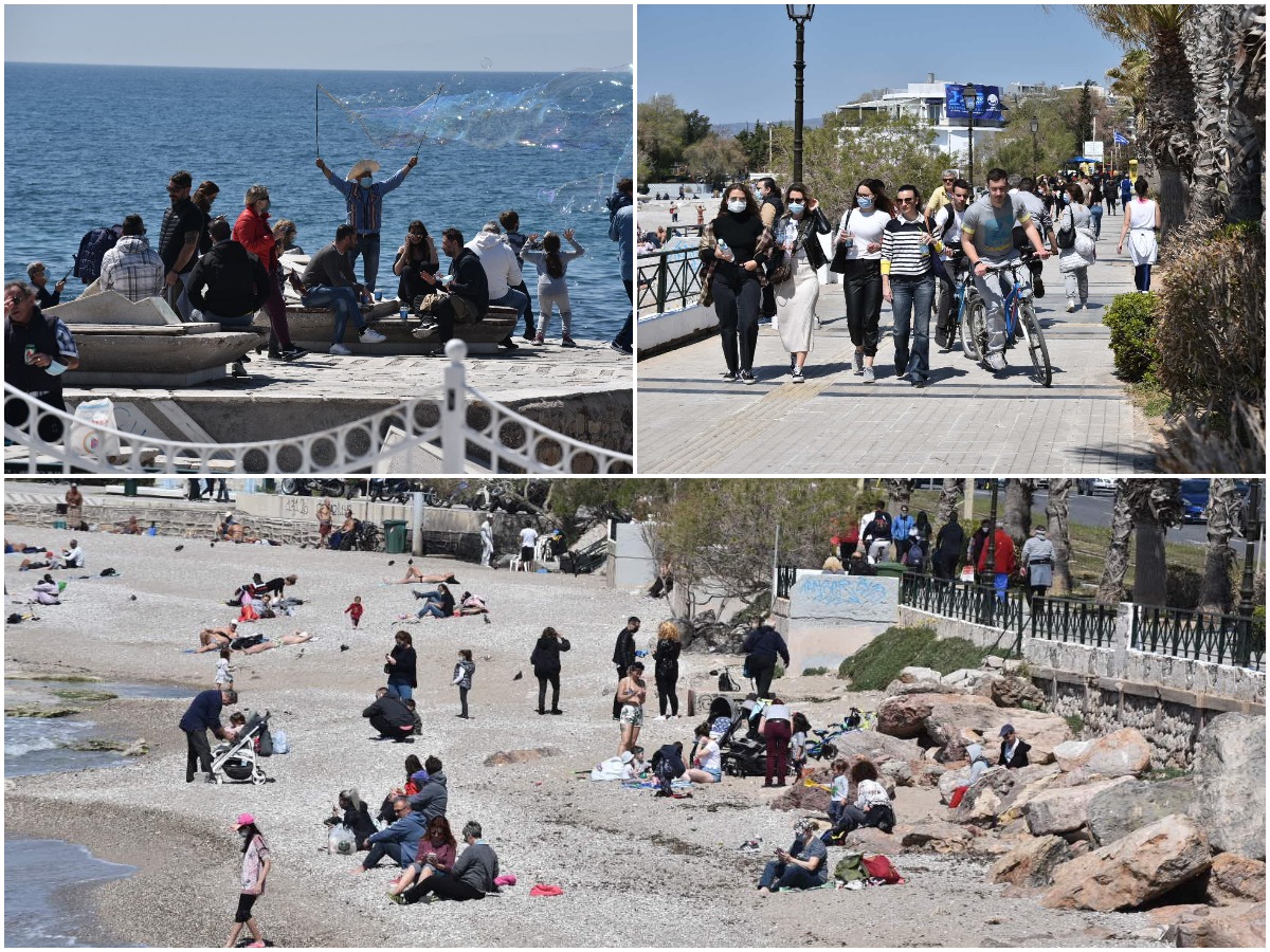 Χαμός στις παραλίες πρώτη μέρα της άρσης της απαγόρευσης – Φωτορεπορτάζ του ΤLIFE