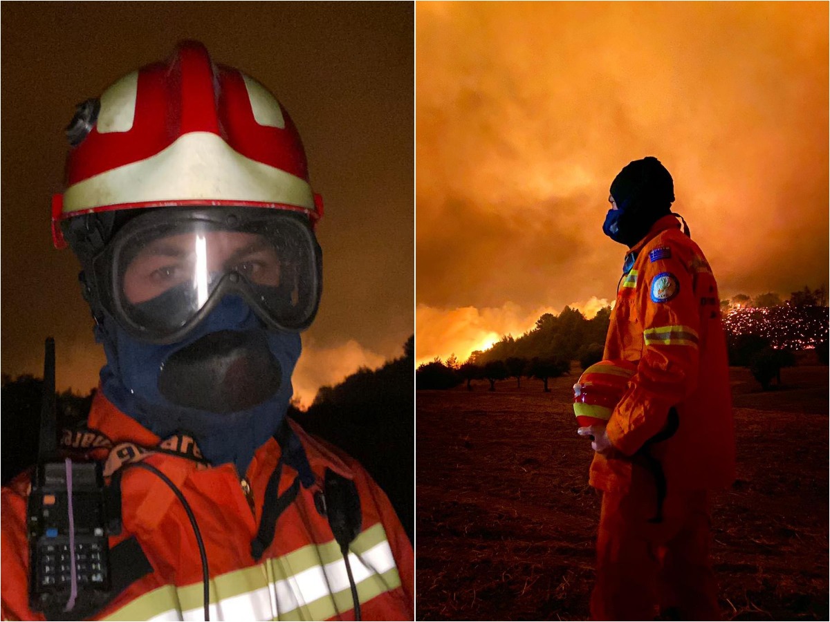 Φωτιά στην Κορινθία: Ο “Μισθοφόρος” από το Survivor στον πύρινο εφιάλτη – Συγκλονιστικές εικόνες
