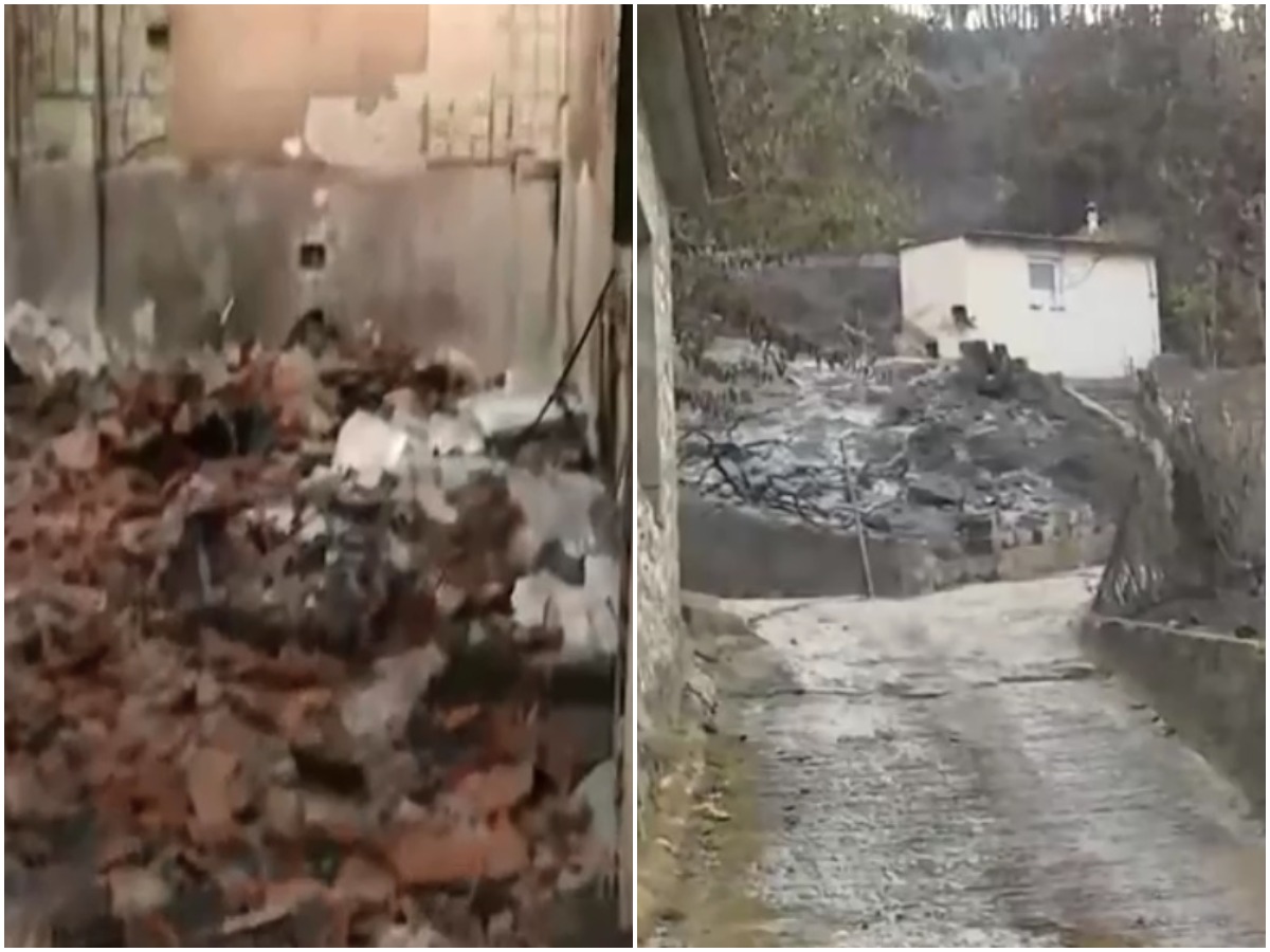 Φωτιά στην Εύβοια: Στάχτες και ερείπια άφησε η πύρινη λαίλαπα στο πέρασμά της