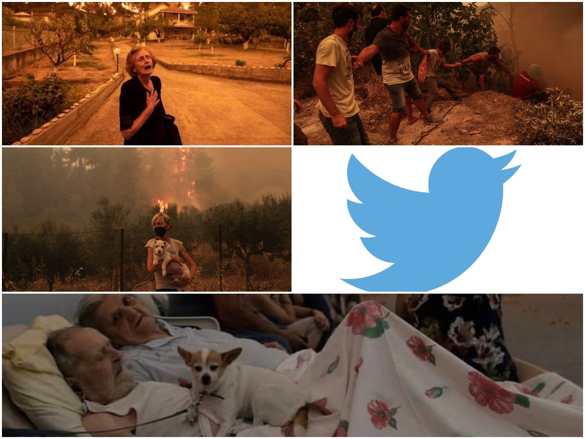 Φωτιές στην Εύβοια: Σπαραγμός δίχως τέλος στο twitter – Ανατριχιάζουν φωτογραφίες και μηνύματα