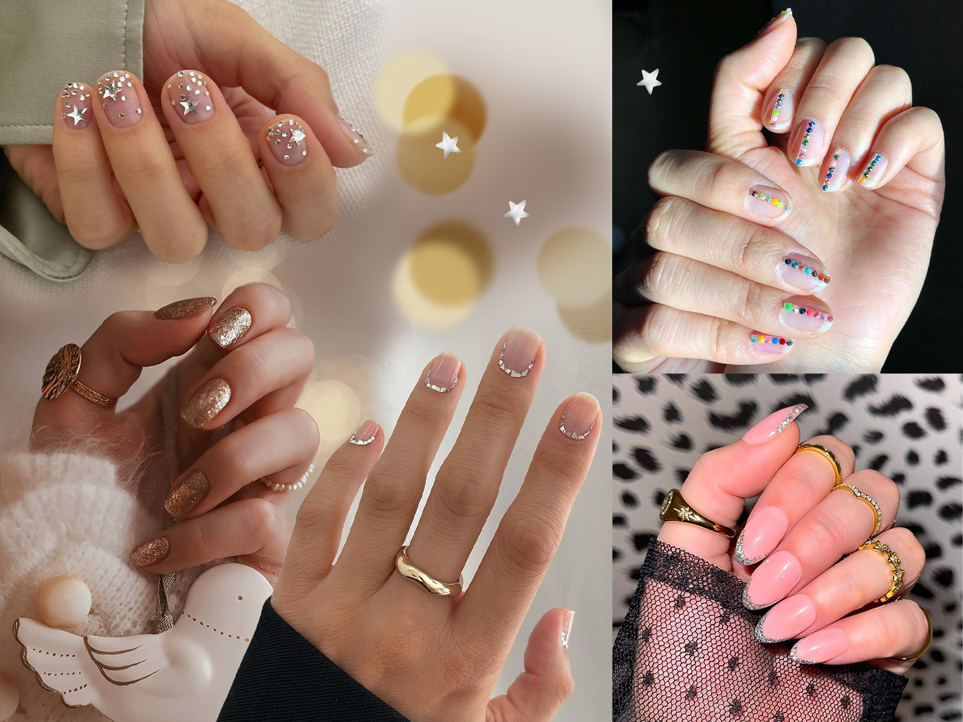 Gem nails: Είναι το λαμπερό twist της γιορτινής σου εμφάνισης