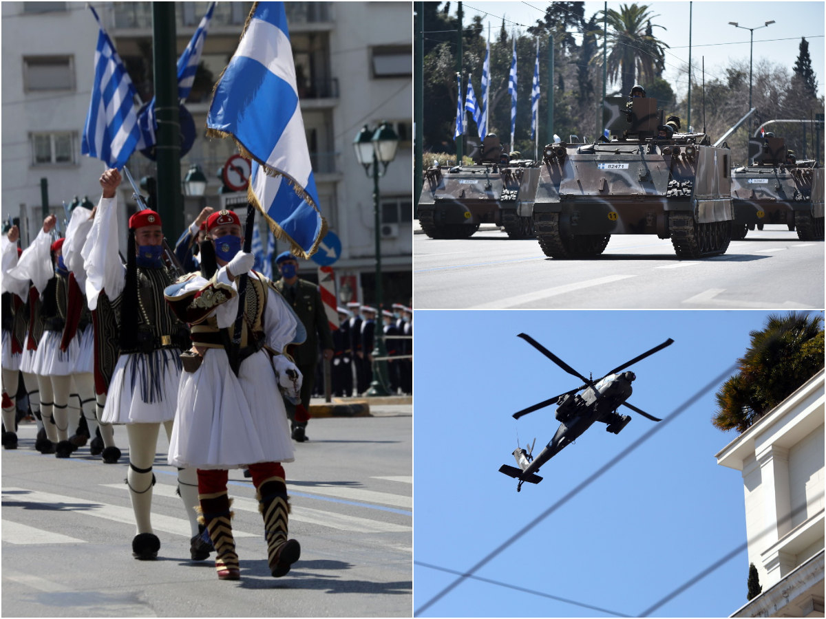 25η Μαρτίου: Φωτογραφίες από τη μεγάλη στρατιωτική παρέλαση στην Αθήνα
