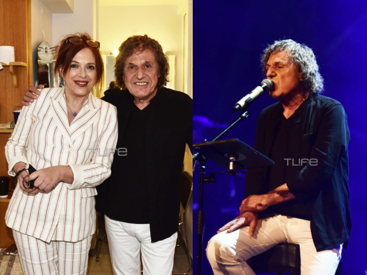 Ελένη Ράντου: Στο πλευρό του Βασίλη Παπακωνσταντίνου στη χθεσινοβραδινή του συναυλία – Φωτογραφίες