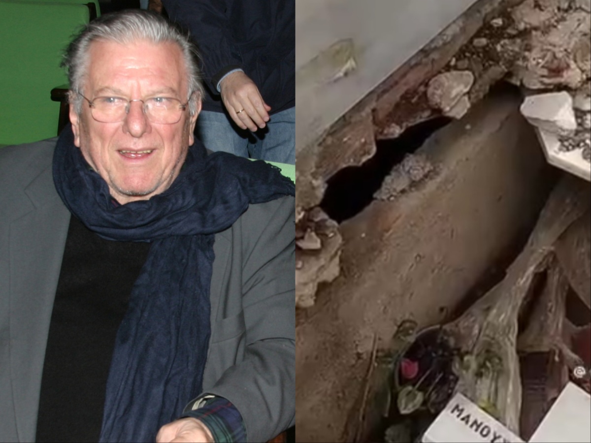 Κώστας Βουτσάς: Έσπασαν τον τάφο του ηθοποιού στο Πρώτο Νεκροταφείο – Οι σοκαριστικές εικόνες