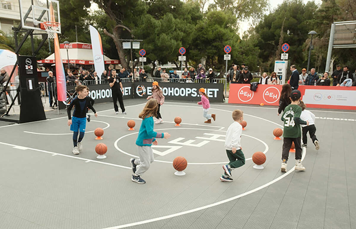 ΔΕΗ 3×3 POWER TO THE HOOD by Eurohoops: Μπάσκετ 3×3 σε 23 γειτονιές της Αθήνας και της Θεσσαλονίκης