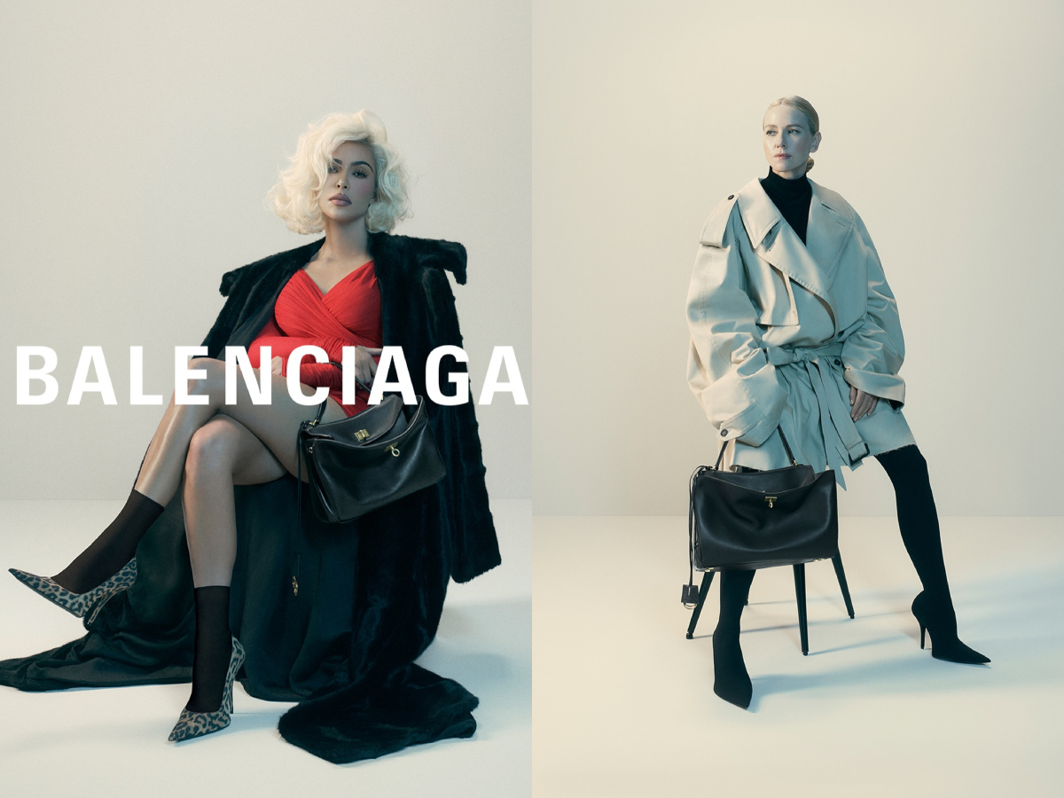 Βalenciaga: Η Κim Kardashian μεταμορφώνεται σε Marilyn Monroe και η Naomi Watts κάνει το ντεμπούτο της στην νέα καμπάνια του οίκου