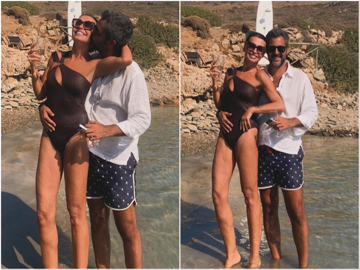 Νίνα Λοτσάρη: Τα φιλιά με τον σύντροφό της και η έκπληξη στην παραλία – Φωτογραφίες