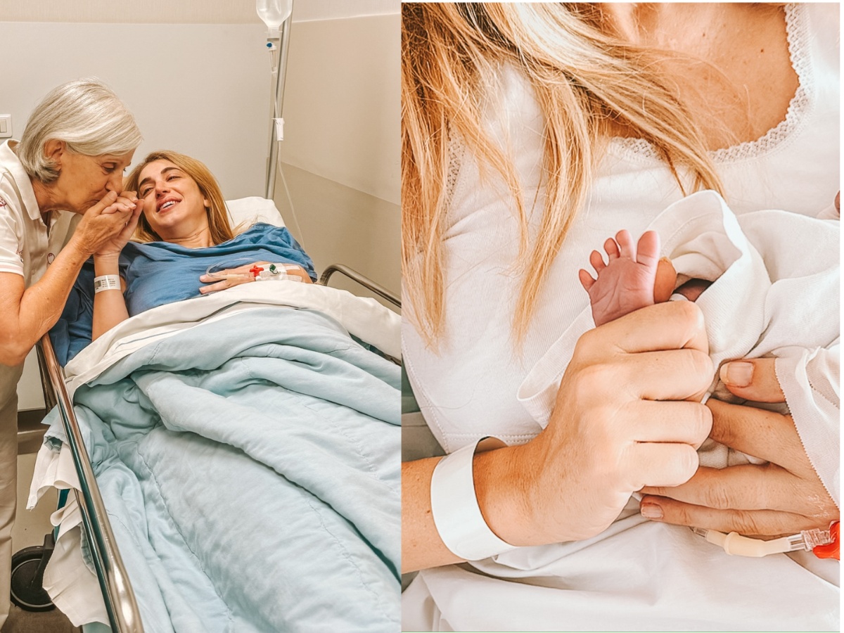 Μυρτώ Κάζη: Οι πρώτες φωτογραφίες μέσα από το μαιευτήριο με το νεογέννητο μωρό της