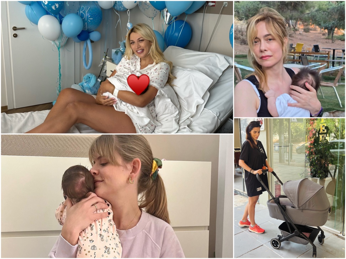 Ελληνίδες celeberities στο πρώτο καλοκαίρι αγκαλιά με τα νεογέννητα μωρά τους – Φωτογραφίες