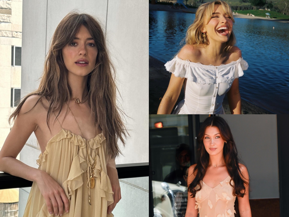 Curtain bangs: Οι celebrities που θα σε πείσουν να υιοθετήσεις τις πιο chic φράντζες