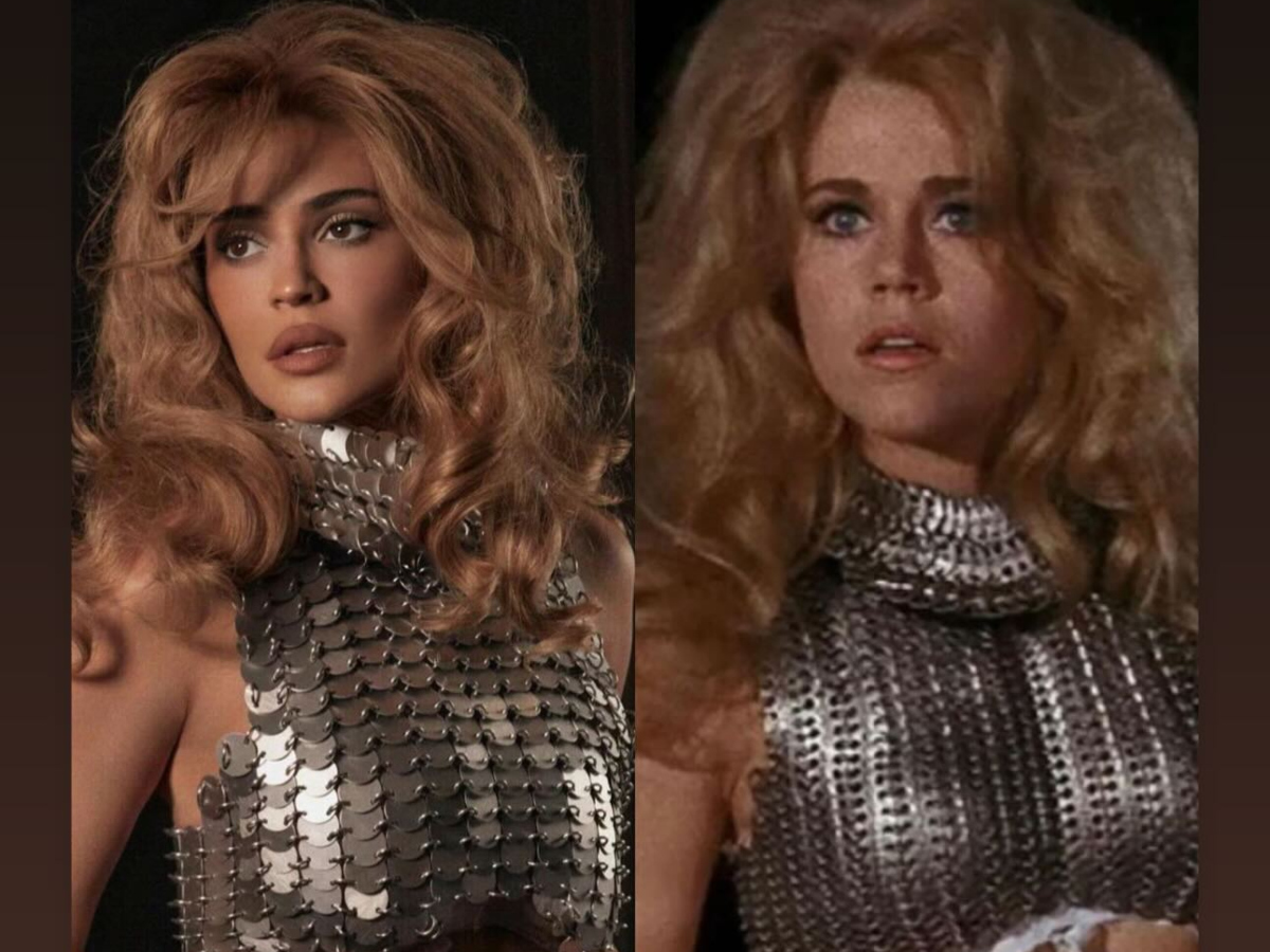 Halloween: Φέτος η Kylie Jenner μεταμφιέστηκε σε Barbarella και είναι ίδια η Jane Fonda!