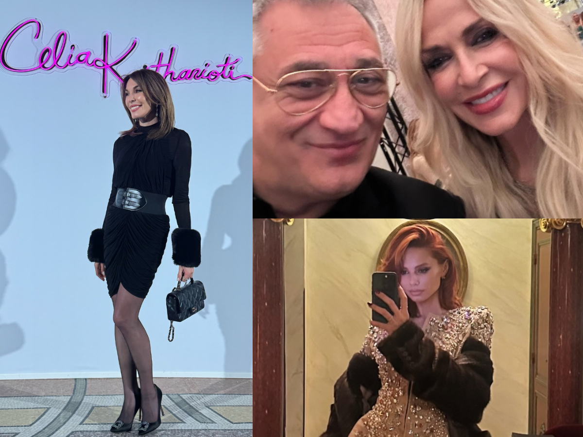 Celia Kritharioti: Οι Έλληνες που έδωσαν το «παρών» στο couture show στο Παρίσι – Φωτογραφίες