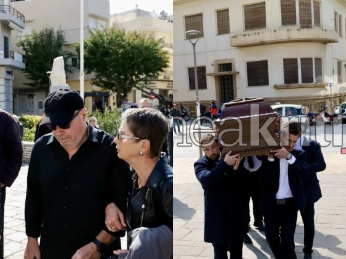 Κηδεία Μανώλη Λιδάκη: Συντετριμμένα τα αδέλφια του – Οι καλλιτέχνες που έδωσαν το παρών